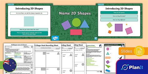 Phase 1 Space: 2D Shapes (Name 2D Shapes) Lesson 1