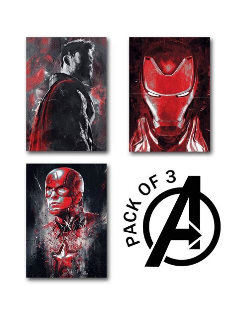 EFG Marvel Avenger The Big Three- Pack of 3 : Amazon.in: Office Products