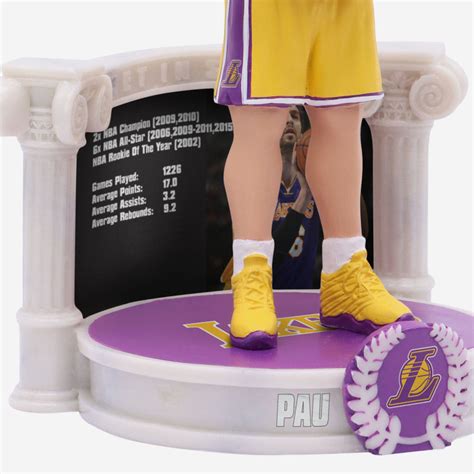 Pau Gasol Los Angeles Lakers Career Retrospective Bobblehead FOCO