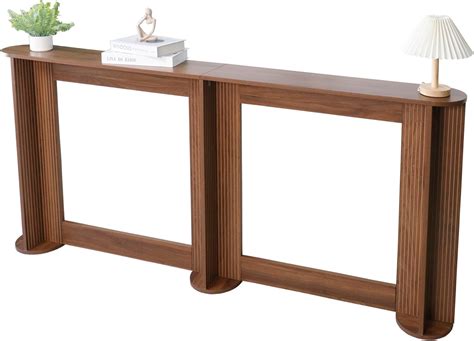Amazon.com: 71 Inch Narrow Console Table Behind Couch, Mid-Century ...