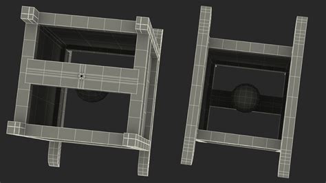 Wooden Shoji Lamp Small 3D Model $19 - .3ds .blend .c4d .fbx .max .ma ...