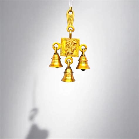 Brass Lord Hanuman Engraved Chime | Perfect Brass Décor for Home & – Ashopi