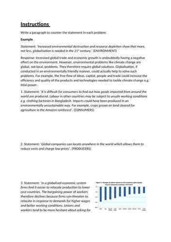 Globalization a Level Chart 的图像结果