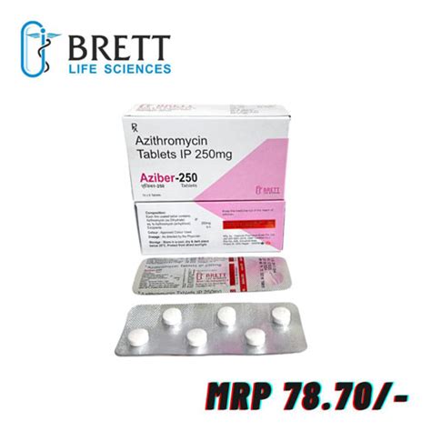 AZIBER-250 Tablets Brett Lifesciences