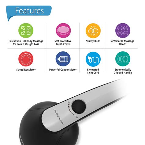 Toner-Pro HM 210 Electric Handheld Full Body Massager – HealthSense