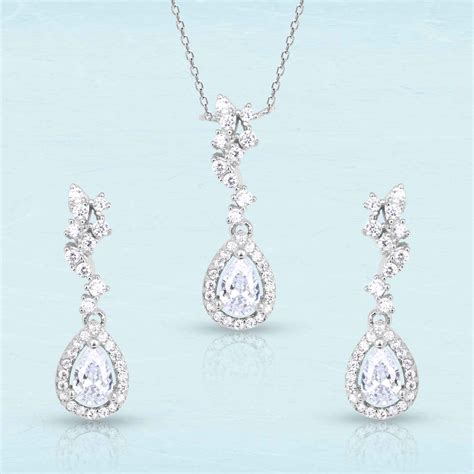 Shop Designer Pure Silver Necklace Set - Touch925