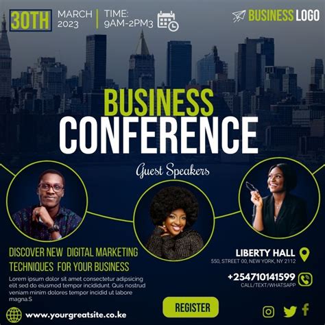 Business Conference Poster 的图像结果