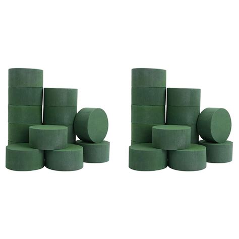 Round Floral Foam Pack of 40,Wet Florist Block Flower Arrangement ...