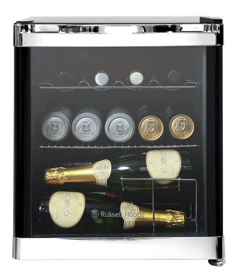 Russell Hobbs RHGWC1B Table Top Wine/Drinks Cooler with Glass Door, 12 ...