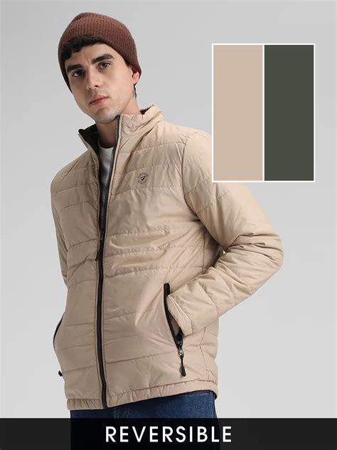 Reversible Green and Cream Jacket