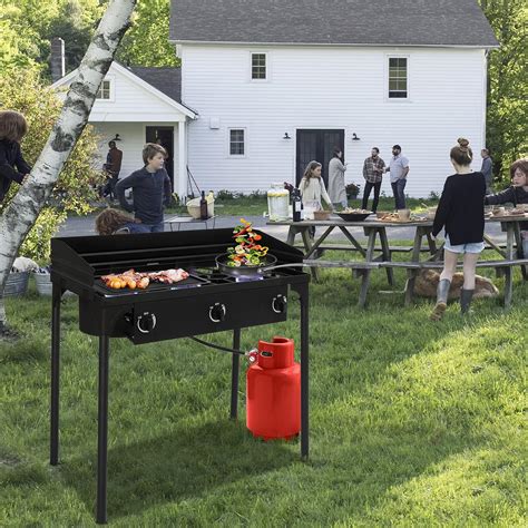 Bonnlo 3-Burner Outdoor Portable Propane Burner India | Ubuy