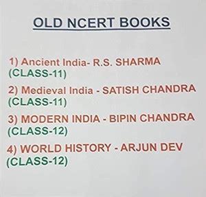 OLD NCERT BOOKS - 1) Ancient India- R.S. SHARMA (CLASS-11), 2) Medieval ...