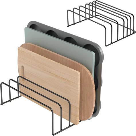 Amazon.com: Fikoksol Cutting Board Organizer, [2-Pack] Cutting Board ...