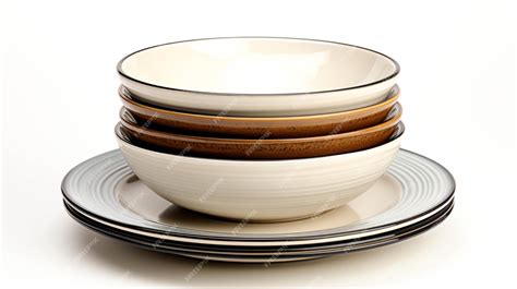 Premium AI Image | Microwave Safe Melamine Dinner Set isolated on white ...