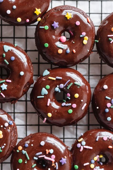 Mini Chocolate Donuts - A Cookie Named Desire