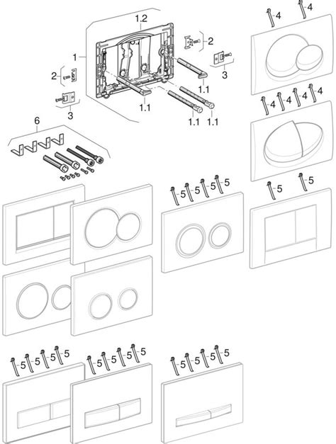 Geberit Sigma30 actuator plate for dual flush | Geberit product catalogue