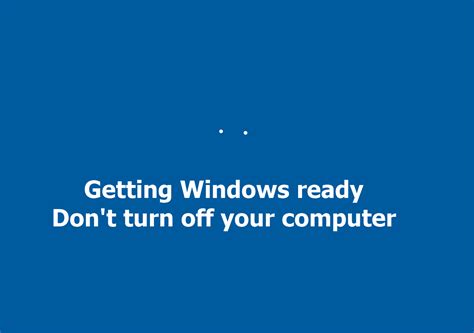 Getting Windows Ready Don't Turn Off Computer 的图像结果
