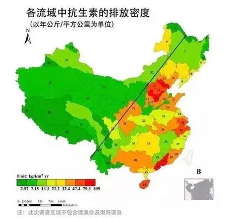 中科院发布抗生素污染地图 —— 环保公益学习平台-绿资酷
