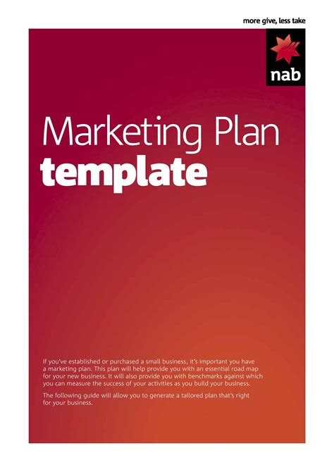 Marketing Plan Template 的图像结果