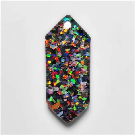 Quartz , Aurora Opal | Himalayan Quartz And Crushed Opal Inlay Doublet ...