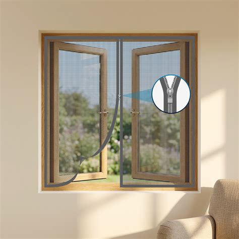 Mosquito Net for Window | Pre-stitched Zipper | Grey | LifeKrafts ...
