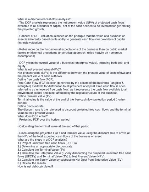 Image result for DCF Analysis