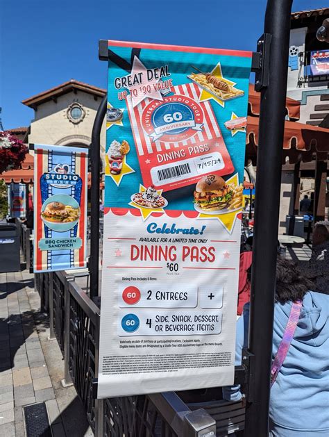 USH Dining Pass is $60/pass : r/universalstudios