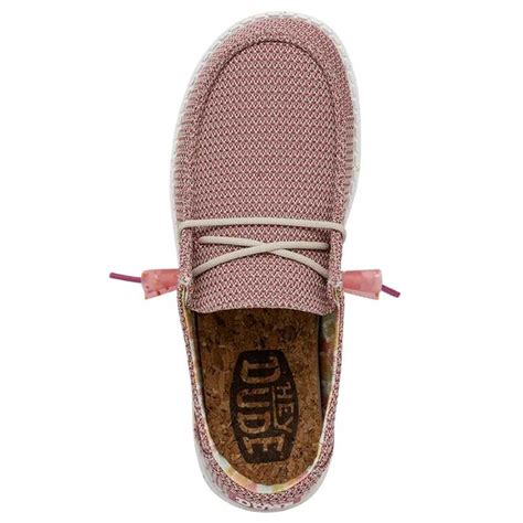 Hey Dude Women's Wendy Knit II Casual Shoes - Desert Rose - Size 7 ...