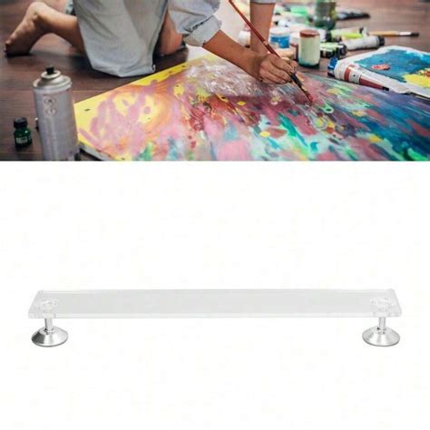 Artist Leaning Bridge Hand Rest Height Adjustable Clear Acrylic Drawing ...