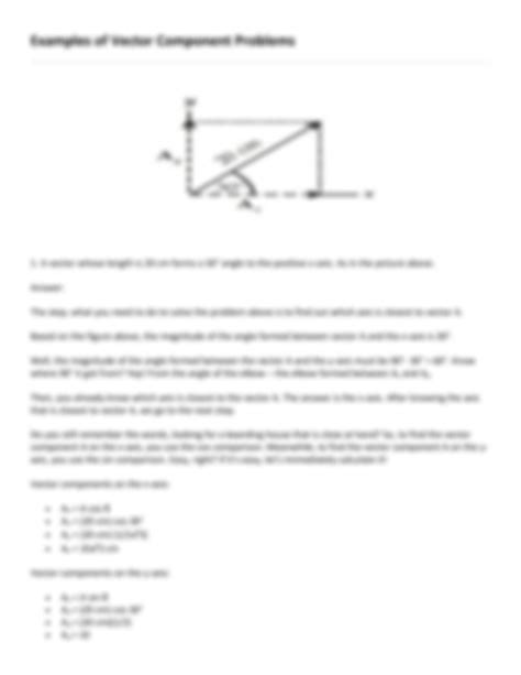 Image result for How to Find for Vector Components