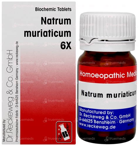 Dr Reckeweg Natrum Muriaticum Biochemic Tablet 6x 20 Gm - Uses, Side ...
