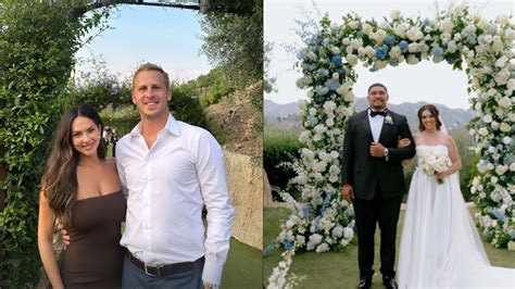 IN PHOTOS: Jared Goff and wife Christen Harper share glimpse into Lions teammate Penei Sewell's ...