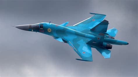 Download Aircraft Sukhoi Military Sukhoi Su-34 HD Wallpaper