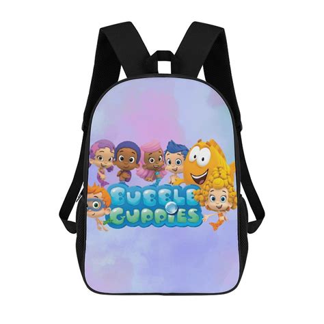 Bubble Guppies Backpack Daypack Fashion School Bag Satchel Bookbag ...