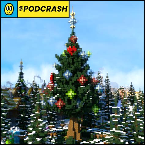 Image result for Large Christmas Tree Minecraft Tutorial