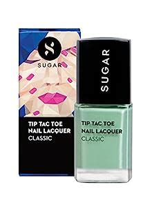 Buy SUGAR Cosmetics Tip Tac Toe Nail Lacquer - 063 Mint Money (Pastel ...