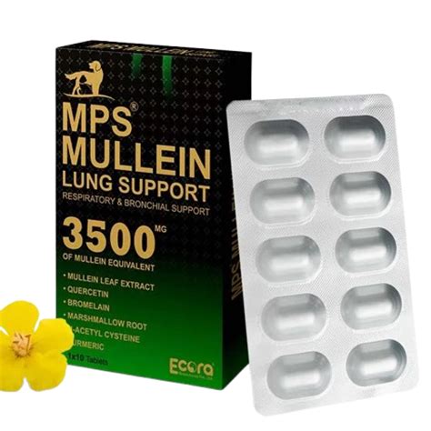 Buy MPS Mullein Lung Support Tablets for Dogs Cats online at Supertails.com