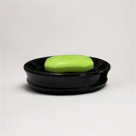 Ceramic Black Soap Dish Tray – Shoogloo Mart