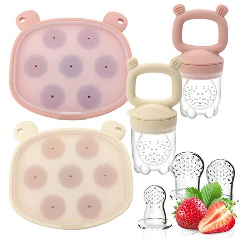 Bandeja de congelador para comida de bebê e combinação de alimentação ...