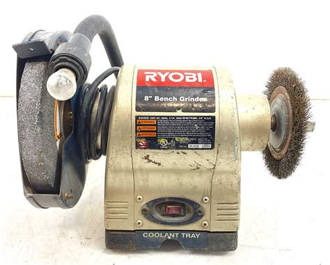 Lot - Ryobi 8in Bench Grinder