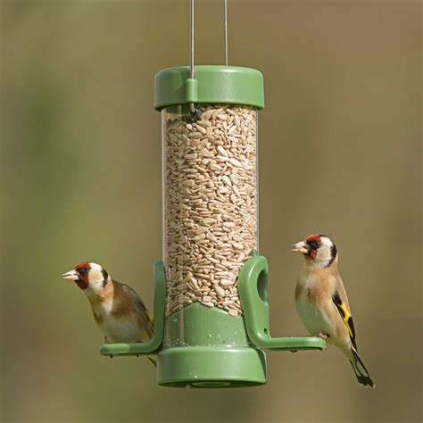Classic easy-clean small seed feeder with 1.8kg sunflower hearts - Bird ...