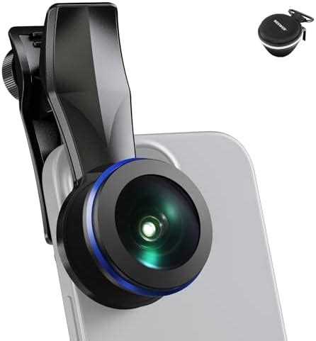 NEEWER 200° Fish Eye VR Lens with 17mm Thread Phone Lens Clip for ...