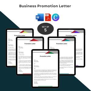 Business Promotion Letter Example 的图像结果