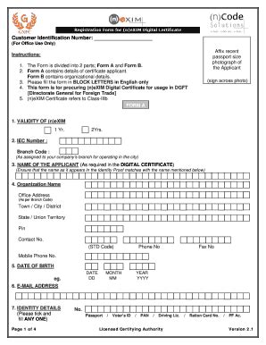 Digital Signature Application Form Pdf - Fill Online, Printable ...