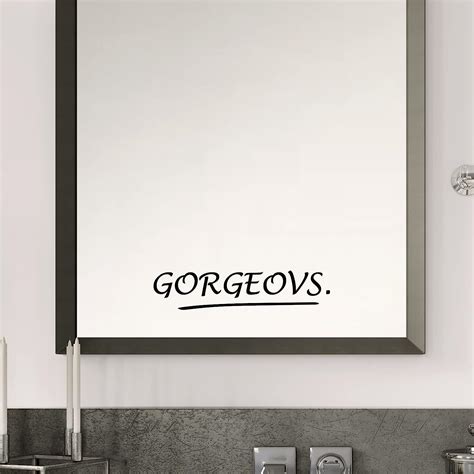 Buy ZIHENG Mirror Decal gorgeovs. Home Decoration Accessories Wall Art ...