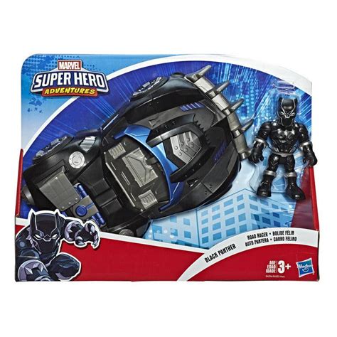 Buy Playskool Heroes Marvel Super Hero Adventures Black Panther Road ...