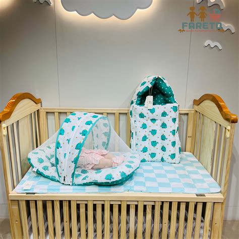 Fareto Complete premium Bedding Set essentials Combo For Baby (0-6 Mon ...