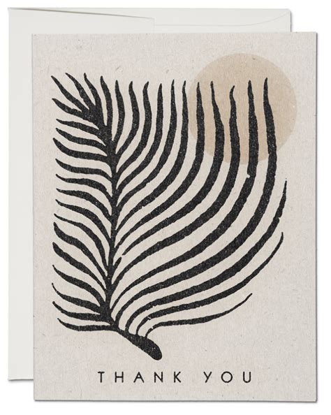Palm Sun Card - Red Cap Cards