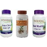 Patanjali Ayurveda Shatavar, Swet Mushli, Ashwagandha & Konch beej ...