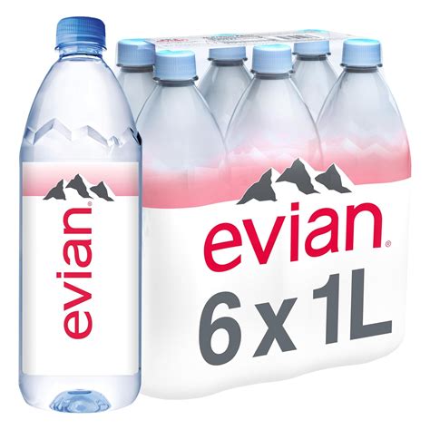 Evian Natural Mineral Water Pure Natural Mineral Water Bottle, 500 ml x ...